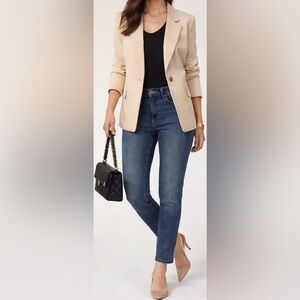 Ralph Lauren Size 8 Blue Premier Skinny Ankle Jeans